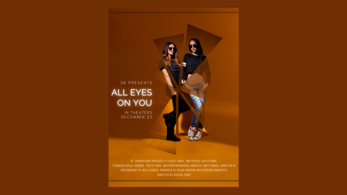 Create Movie Poster with Triangle Frames in Canva