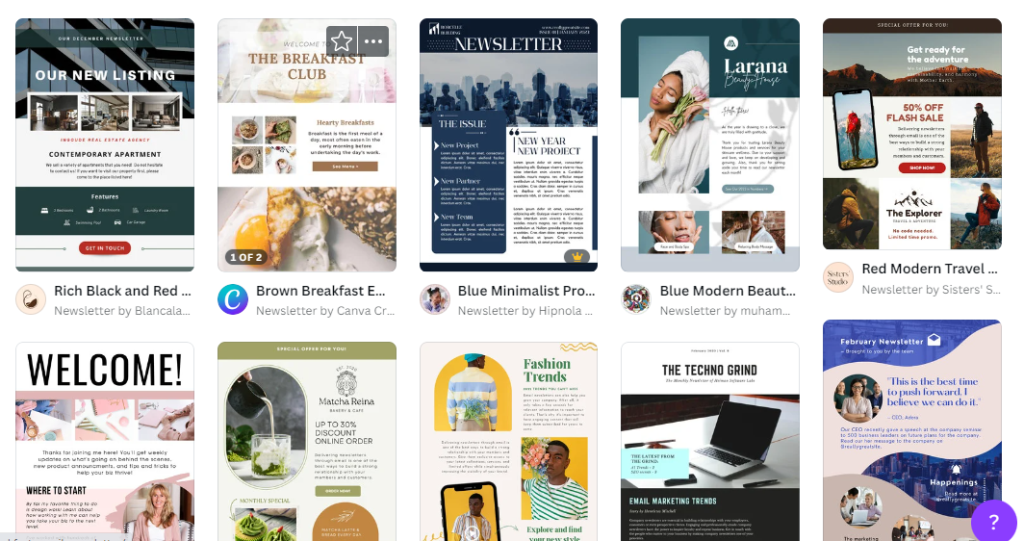 How to Embed the Canva Newsletter in an email ?