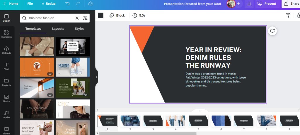 How to create presentation in canva with chatgpt
