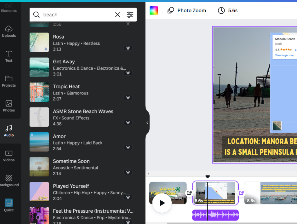Here are the steps you can follow to create faceless videos in Canva: