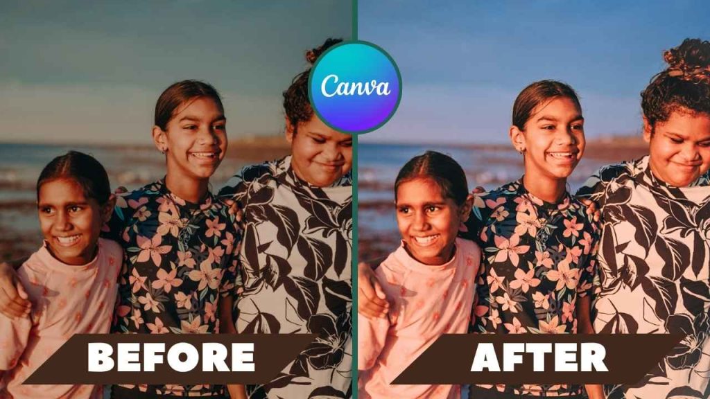 change background and foreground colors in canva