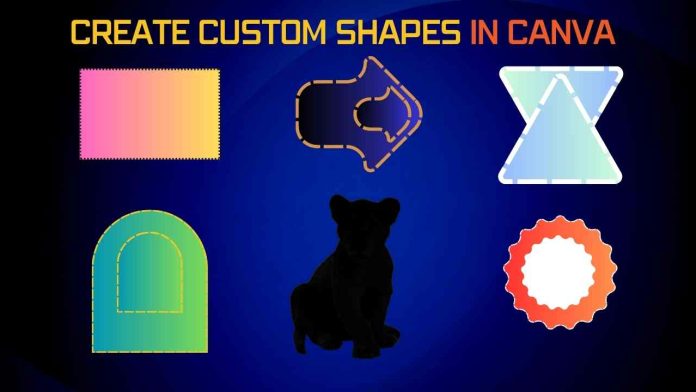 how to create shapes from shapes in canva free