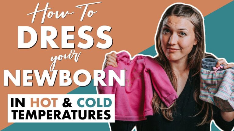 how to dress your newborn in winter