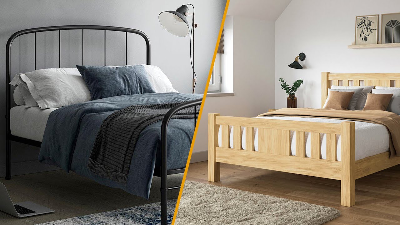 Wood vs. Metal Floating Bed Frames