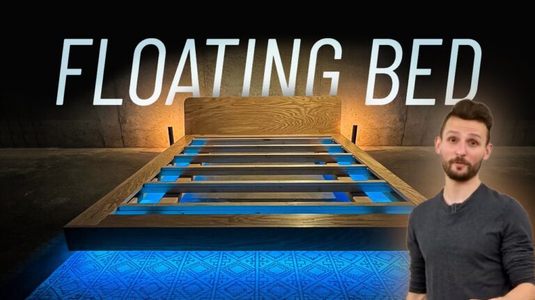 floating bed frame