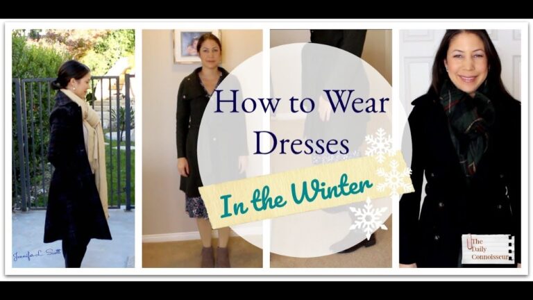 How to Wear Dresses in Winter